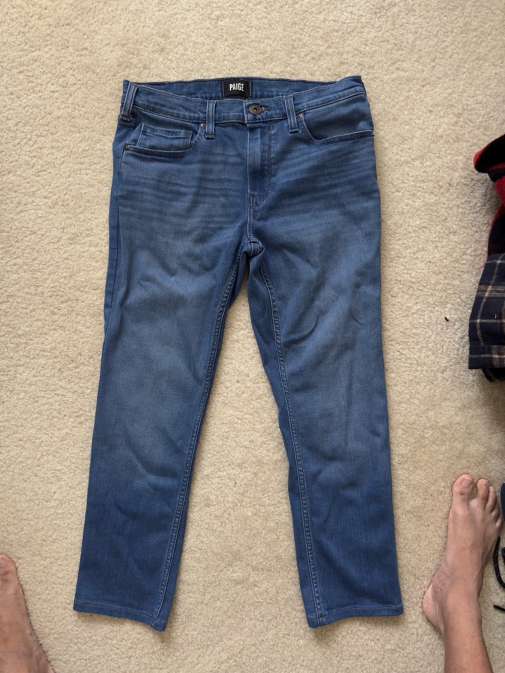 BRAND NEW PAIGE MENS STRETCH SLIM DENIM JEAN - 31x27